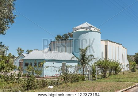 SOMERSET EAST SOUTH AFRICA - FEBRUARY 19 2016: The Roman Catholic Church in Somerset East a small town in the Eastern Cape Province