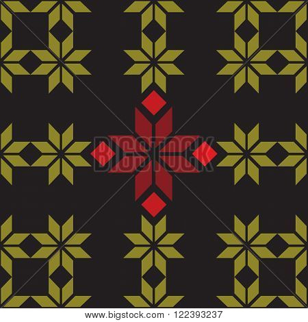 Vector seamless pattern. Traditional element.  Modern stylish texture.