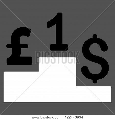 Dollar Pound Competition vector icon. Dollar Pound Competition icon symbol. Dollar Pound Competition icon image. Dollar Pound Competition icon picture. Dollar Pound Competition pictogram.