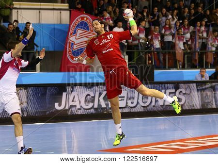 2015/16 Ehf Champions League Last 16 Handball Game Motor Vs Veszprem