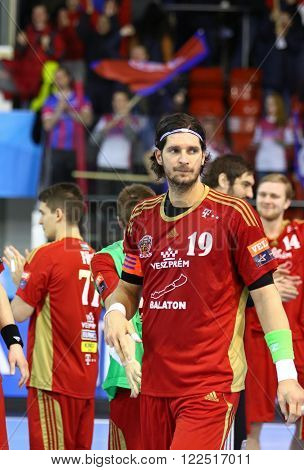 2015/16 Ehf Champions League Last 16 Handball Game Motor Vs Veszprem