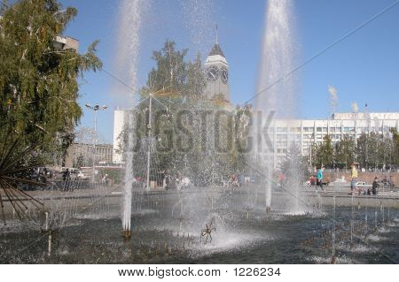 Fontana In Krasnoyarsk 