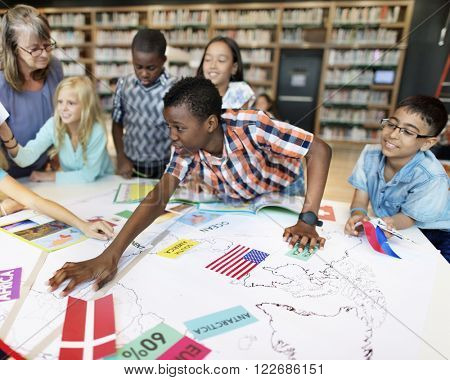Geography Worldwide Explorer Continent Country Concept