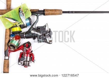 Frame From Different Fishing Tackles
