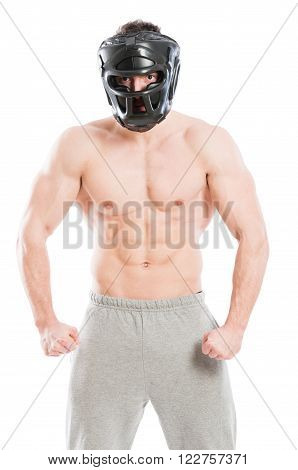 Strong And Muscular Fighter
