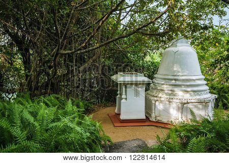 Sri Lanka. Beruwela. Place for meditation. Landscapes and Architecture of Sri Lanka