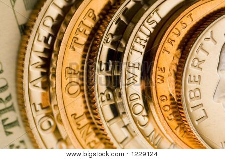 Dokonalé Uncirculated americké měny detail