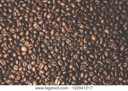 roasted coffee beans, can be used as a background