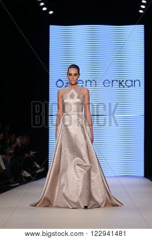 Ozlem Erkan Catwalk In Mercedes-benz Fashion Week Istanbul