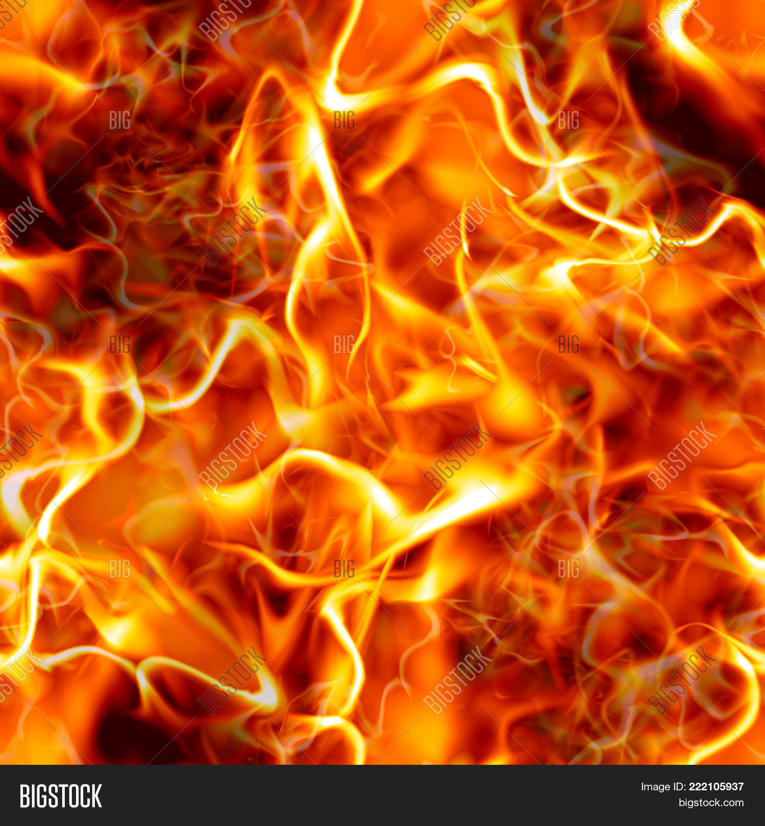 Bright Orange Flame Image & Photo (Free Trial) Bigstock