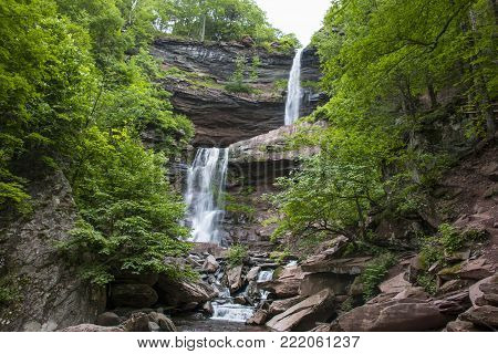 The Kaaterskill Water Falls in Catskills NY