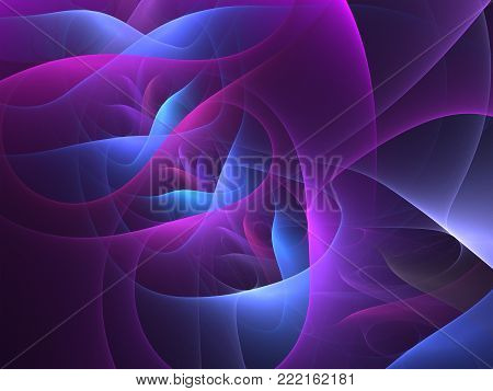 Wavy Laminate Transparent Plexus    - Fractal Art