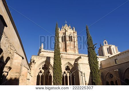 Monastery of Vallbona de les Monges, Lleida province, Catalonia, Spain