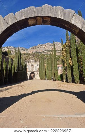 Carthusian of Escaladei in the Priorat, Tarragona province, Catalonia, Spain