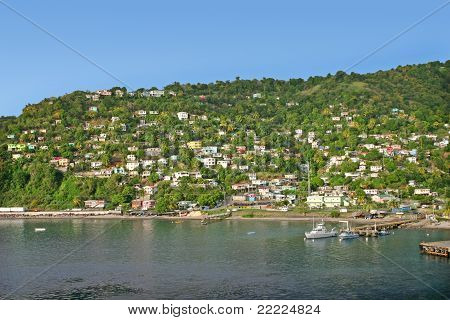 Villaggio costiero dei Caraibi