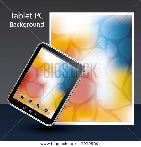 Tablet PC pozadí