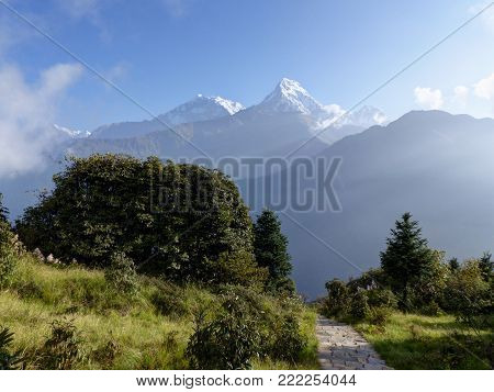 Annapurna Range From Poon Hill, Nepal