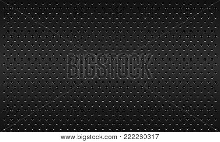 Dotted Dark Material Texture Vector Graphic Background Design