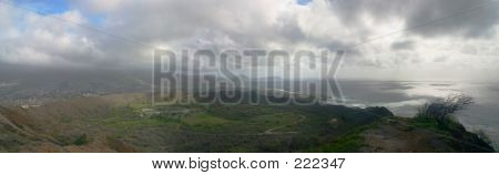 Diamondhead krater Panorama