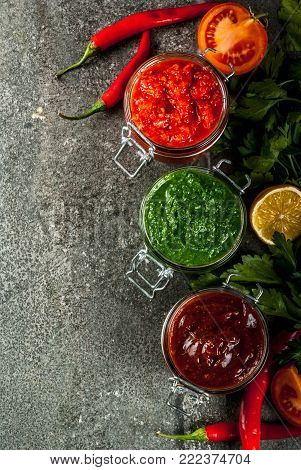 Set Of Three Indian Chutney