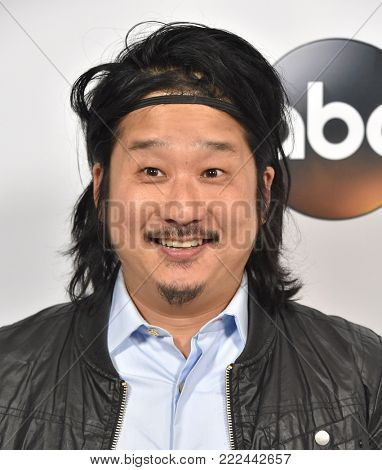 LOS ANGELES - JAN 08:  Bobby Lee arrives for the ABC Winter 2018 TCA Event on January 08, 2018 in Pasadena, CA                