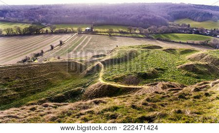 Cley Hill - Warminster- Wiltshire- UK - Countryside