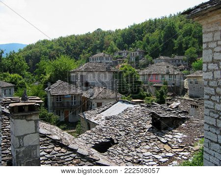Zagori villages in the Epirus region Greece