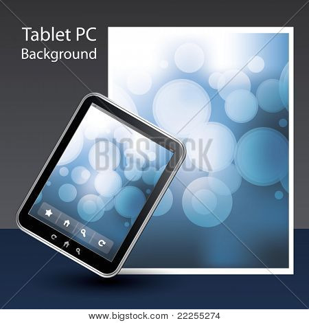 Tablet PC pozadí