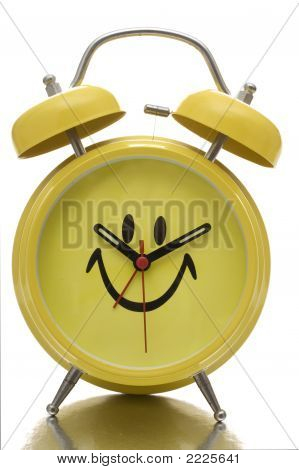 Relógio carinha feliz