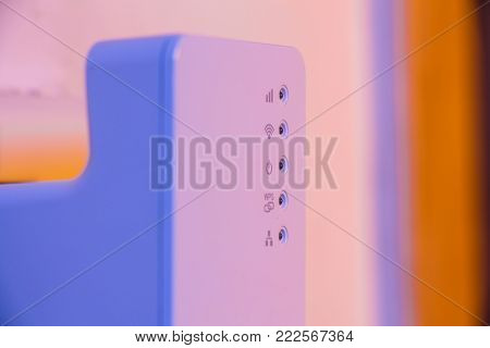Wifi Repeater In Electrical Socket On The Wall