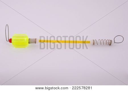 Nocturnal swinger for for night fishing on white