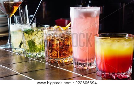 cockail in the bar