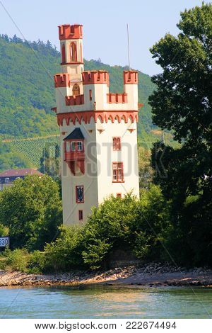 Mice tower near Bingen am Rhein in germany