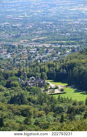 The Wilhelmshoehe Castle Park in Kassel, Germany