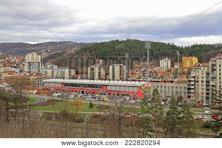 the city Uzice on the south of Serbia