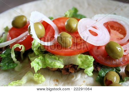 Tortilla con farciture