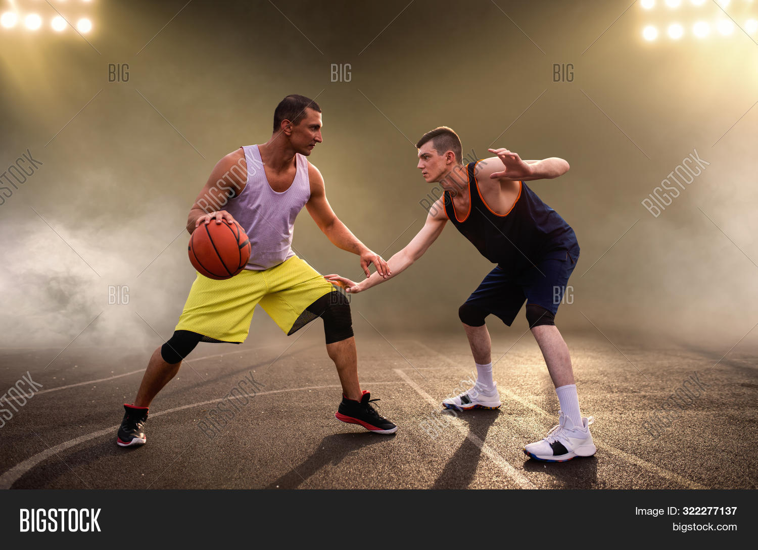 Two Basketball Players Image & Photo (Free Trial) | Bigstock