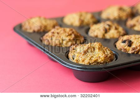 Glutenu wolne babeczki na pieczenia patelni