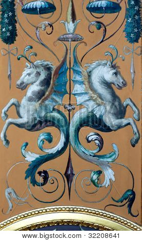 Středověká ornamenty mořské FAD