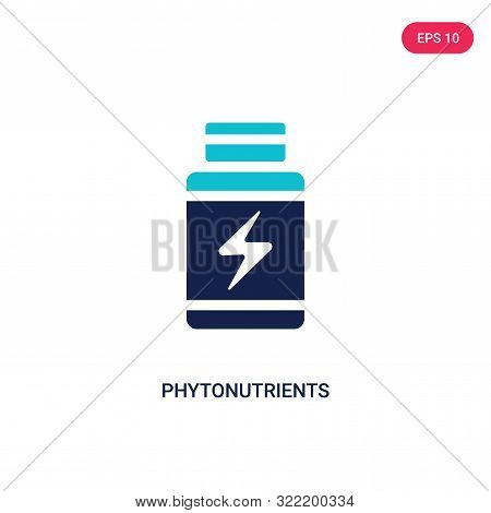 phytonutrients icon in two color design style.