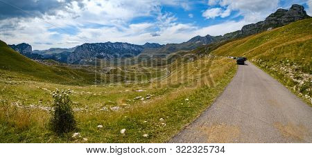Picturesque Summer Mountain Landscape Of Durmitor National Park, Montenegro, Europe, Balkans Dinaric