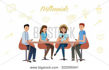Millenium Generation Communicate With Each Other In Social Networks Using Phones