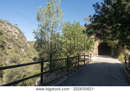 A Tunnel In The Greenway Of The Ebro In Tarragona