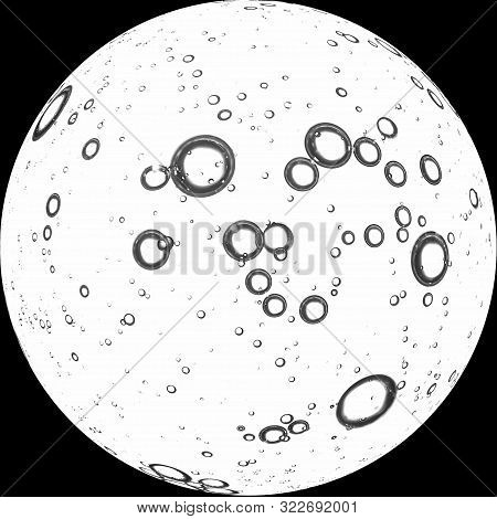 Spherical Abstraction Of A Planet In Dark Space