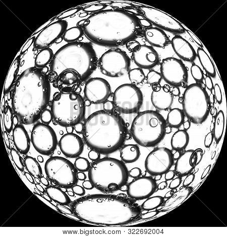Spherical Abstraction Of A Planet In Dark Space