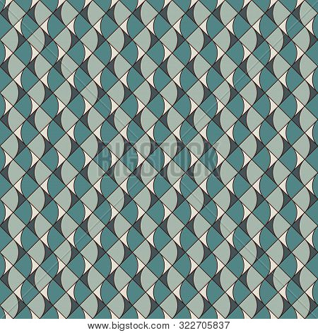 Seamless Surface Pattern With Fire Symbols. Contemporary Print With Repeated Spurts Of Flame. Abstra