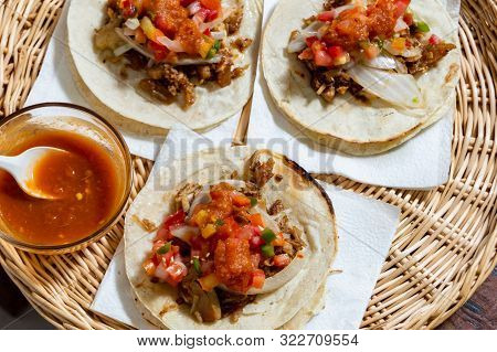 Mexican Carnitas Tacos, Traditional Food Of Michoacán