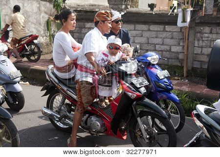 Engarrafamento em Bali