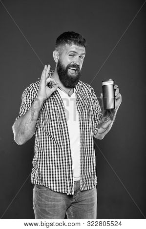 Bodycare Cosmetic For Bath Or Shower. Barbershop Grooming. Man Hold Shampoo Bottle. Hair Care And Sk