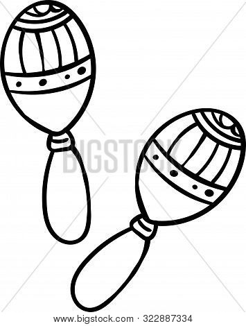 images Maracas Drawing For Kids bigstock